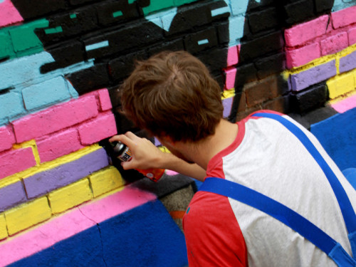 Hoftex Graffiti Die Mauer muss Bunt – Foto 21