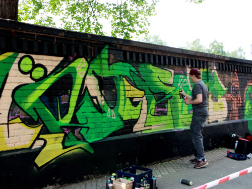 Hoftex Graffiti Die Mauer muss Bunt – Foto 28