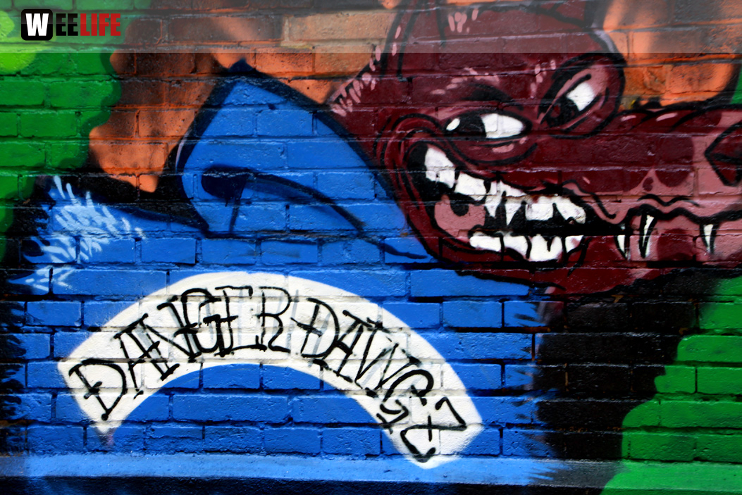 Hoftex Graffiti Die Mauer muss Bunt