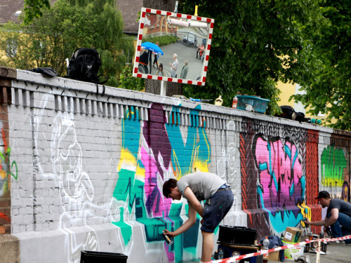 Hoftex Graffiti Die Mauer muss Bunt – Foto 52