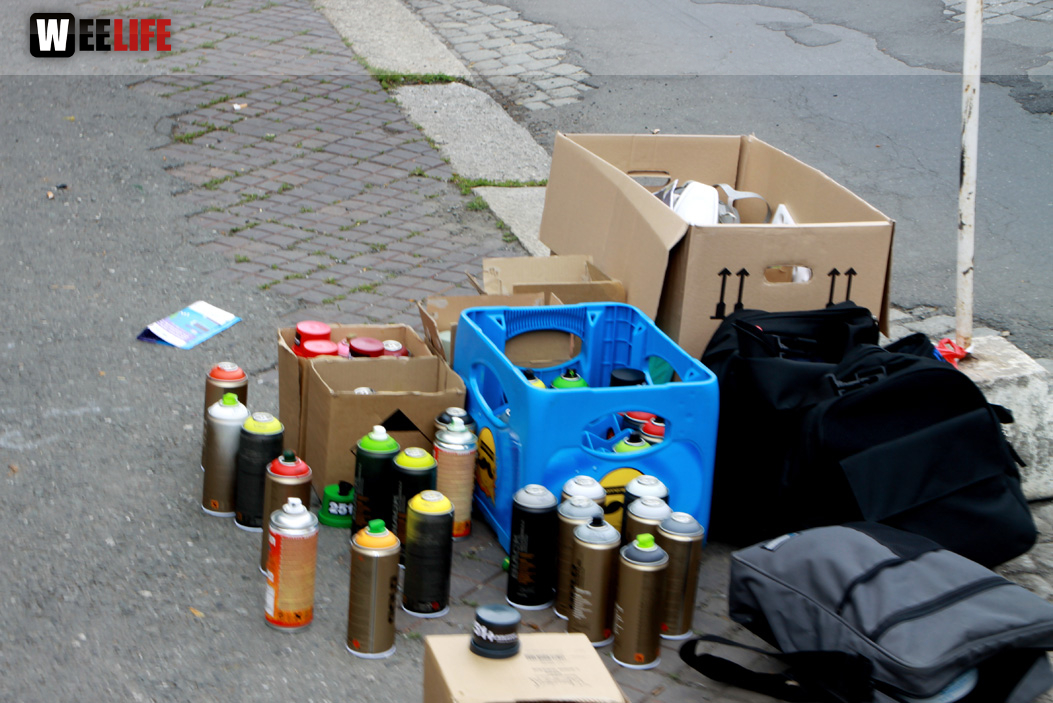 Hoftex Graffiti Die Mauer muss Bunt