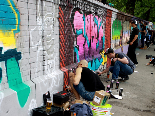 Hoftex Graffiti Die Mauer muss Bunt – Foto 61