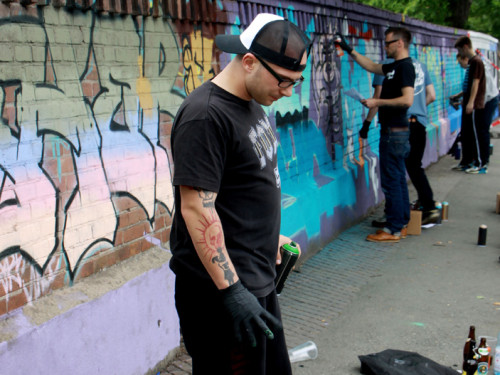 Hoftex Graffiti Die Mauer muss Bunt – Foto 69