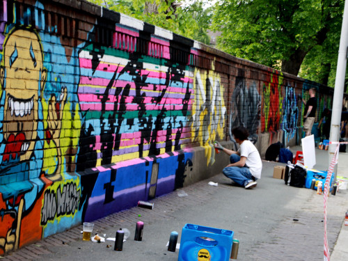 Hoftex Graffiti Die Mauer muss Bunt – Foto 98