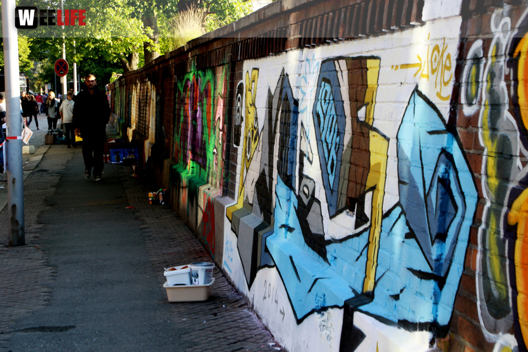 Hoftex Graffiti Die Mauer muss Bunt