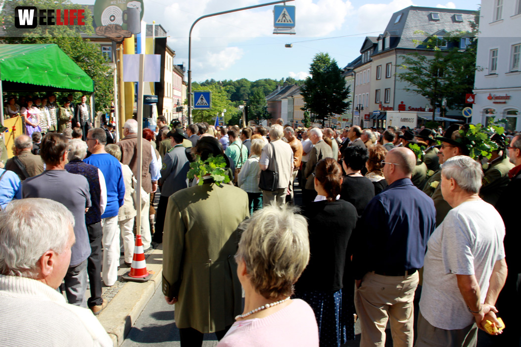 Aufstellung und Proklamation des Schlappenkönigs