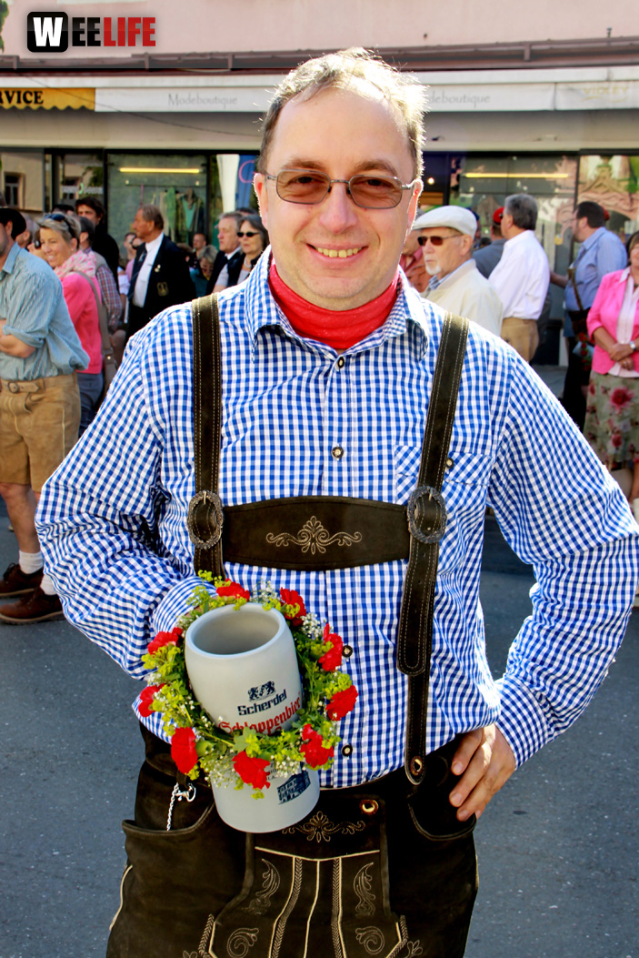 Aufstellung und Proklamation des Schlappenkönigs