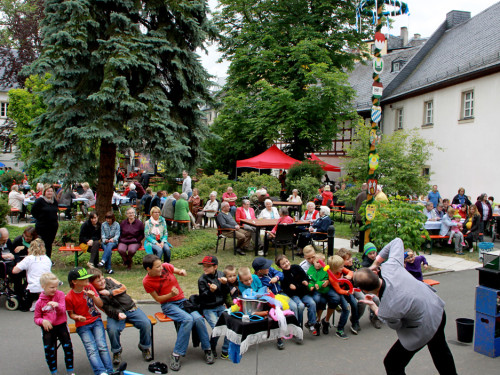 Sommerfest Abends mit Band Obacht 21.6.2014 – Foto 47