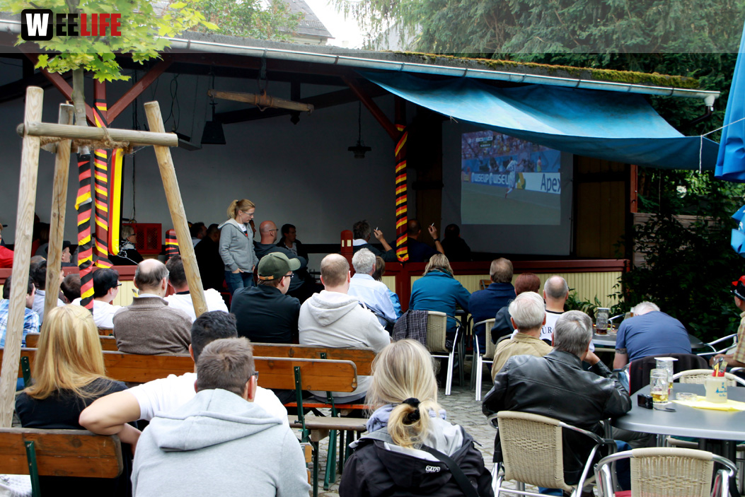 Public Viewings Fussball WM Deutschland USA 26.6.2014 Kneipen