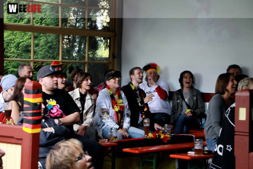 Public Viewings Fussball WM Deutschland USA 26.6.2014 Kneipen