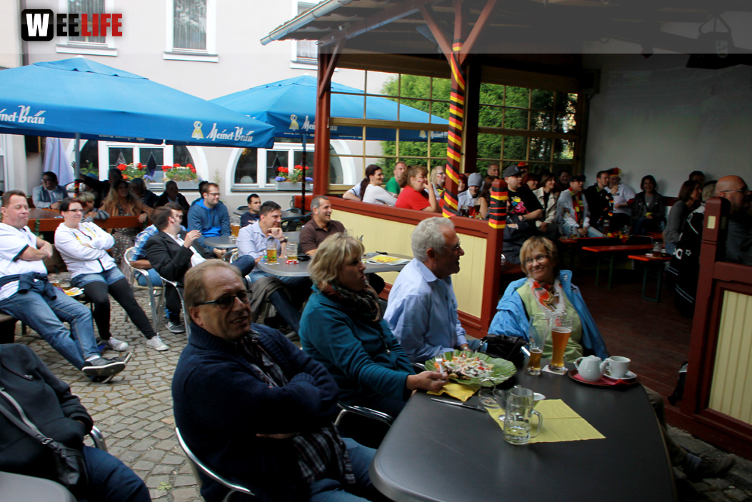 Public Viewings Fussball WM Deutschland USA 26.6.2014 Kneipen