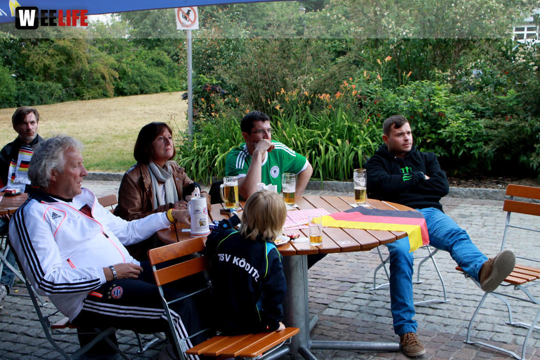Public Viewings Fussball WM Deutschland USA 26.6.2014 Kneipen