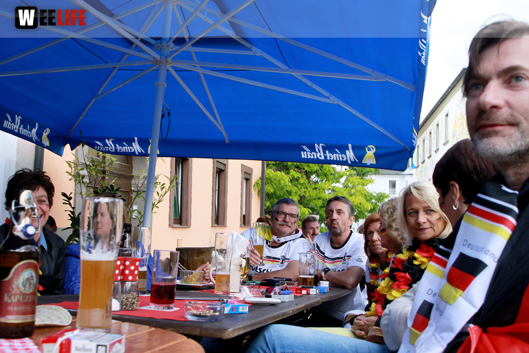Public Viewings Fussball WM Deutschland USA 26.6.2014 Kneipen