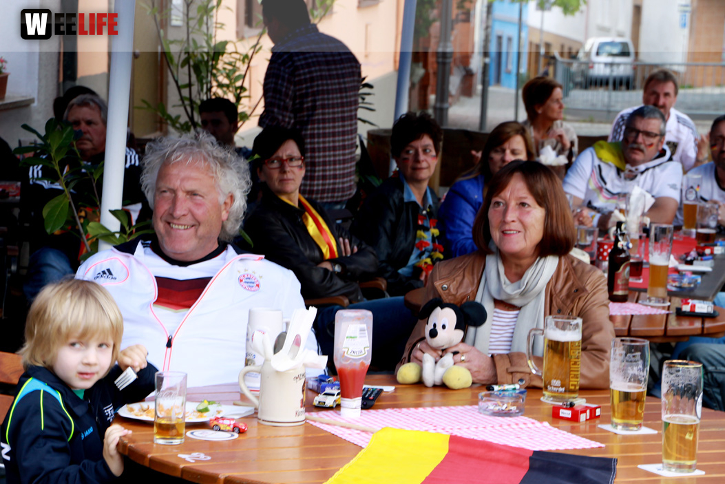 Public Viewings Fussball WM Deutschland USA 26.6.2014 Kneipen