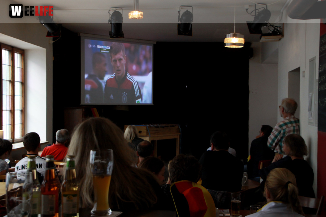 Public Viewings Fussball WM Deutschland USA 26.6.2014 Kneipen