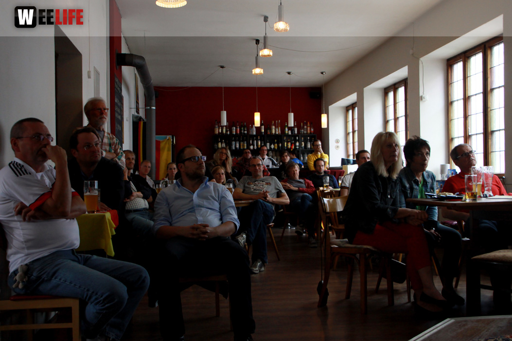 Public Viewings Fussball WM Deutschland USA 26.6.2014 Kneipen