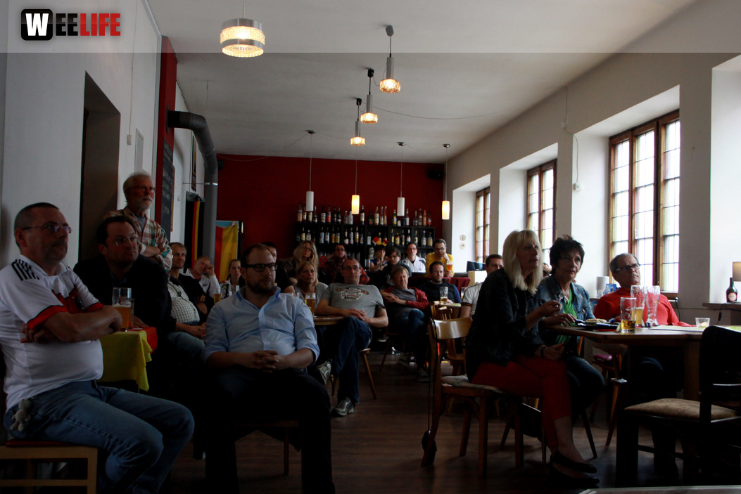 Public Viewings Fussball WM Deutschland USA 26.6.2014 Kneipen