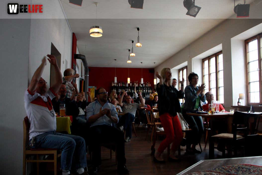 Public Viewings Fussball WM Deutschland USA 26.6.2014 Kneipen