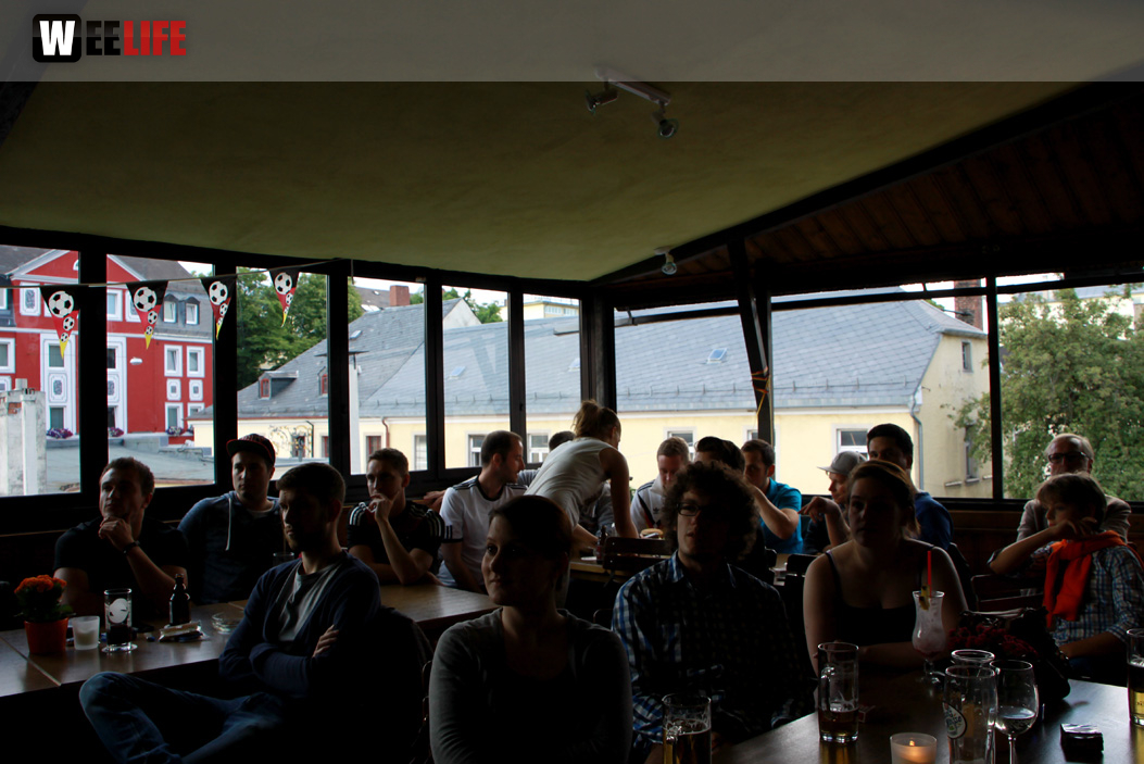 Public Viewings Fussball WM Deutschland USA 26.6.2014 Kneipen