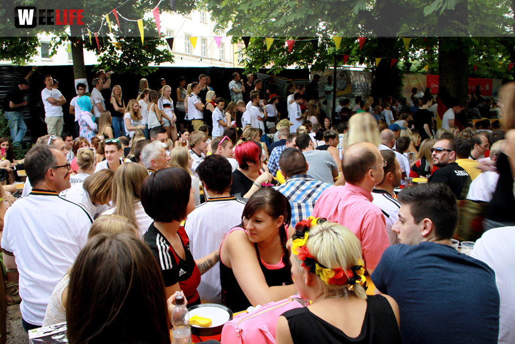 Public Viewings Fussball WM Viertelfinale Deutschland Frankreich 4.7.2014