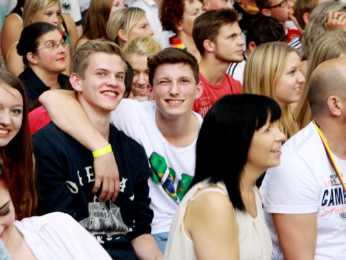 Public Viewings Fussball WM Viertelfinale Deutschland Frankreich 4.7.2014 – Foto 17