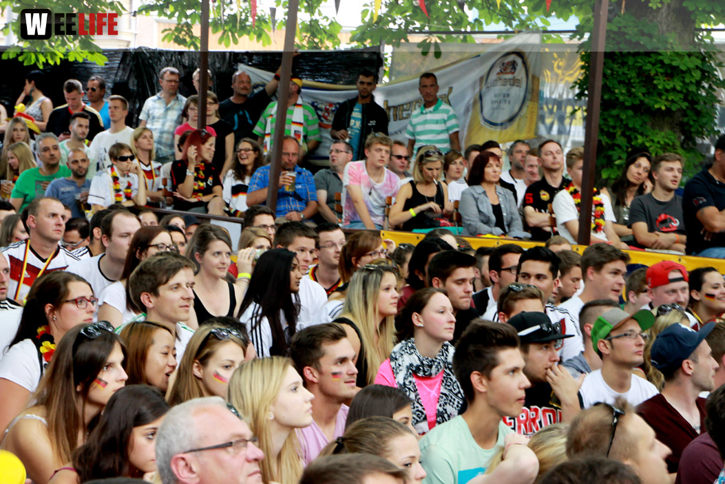 Public Viewings Fussball WM Viertelfinale Deutschland Frankreich 4.7.2014