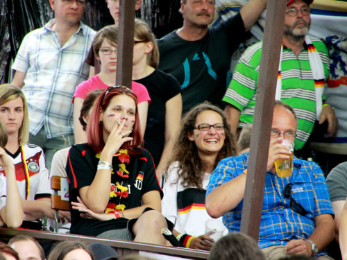 Public Viewings Fussball WM Viertelfinale Deutschland Frankreich 4.7.2014 – Foto 19
