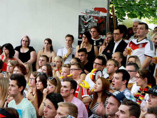 Public Viewings Fussball WM Viertelfinale Deutschland Frankreich 4.7.2014 – Foto 28