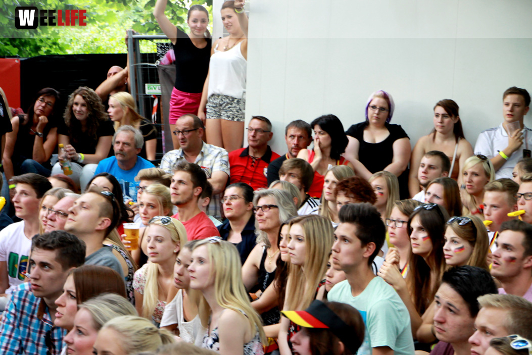 Public Viewings Fussball WM Viertelfinale Deutschland Frankreich 4.7.2014