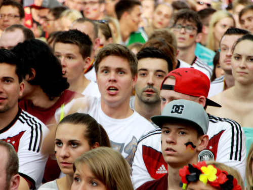 Public Viewings Fussball WM Viertelfinale Deutschland Frankreich 4.7.2014 – Foto 35