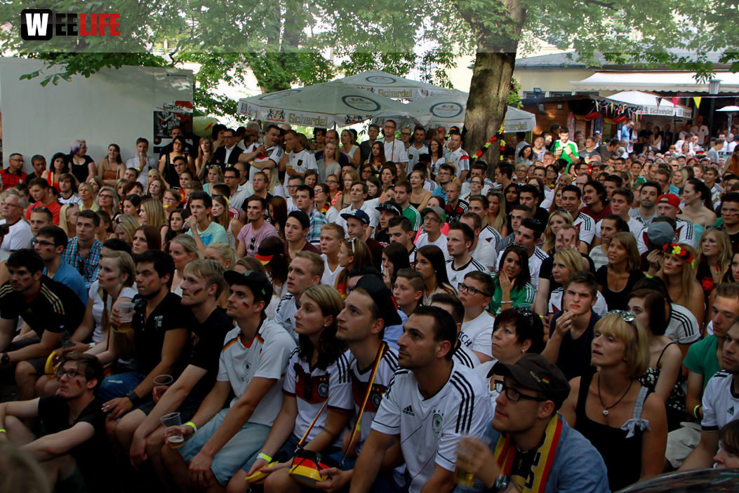 Public Viewings Fussball WM Viertelfinale Deutschland Frankreich 4.7.2014