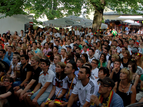Public Viewings Fussball WM Viertelfinale Deutschland Frankreich 4.7.2014 – Foto 37