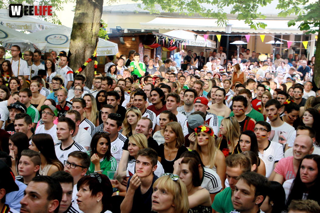Public Viewings Fussball WM Viertelfinale Deutschland Frankreich 4.7.2014