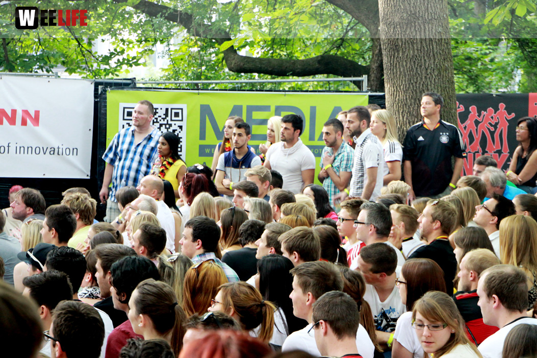 Public Viewings Fussball WM Viertelfinale Deutschland Frankreich 4.7.2014
