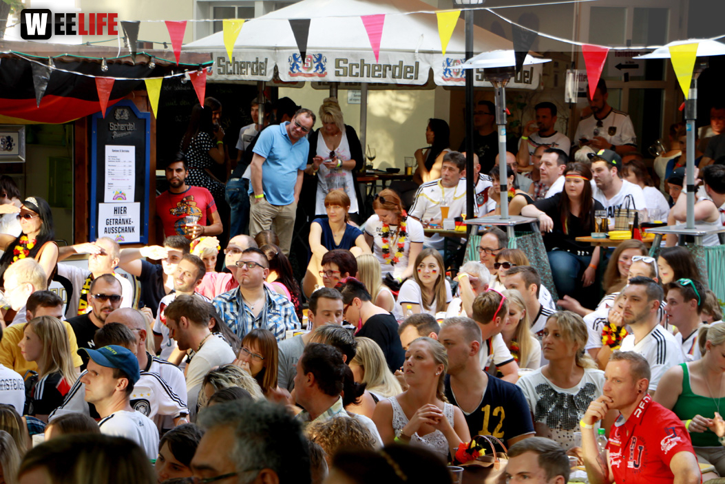 Public Viewings Fussball WM Viertelfinale Deutschland Frankreich 4.7.2014