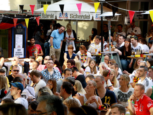 Public Viewings Fussball WM Viertelfinale Deutschland Frankreich 4.7.2014 – Foto 52