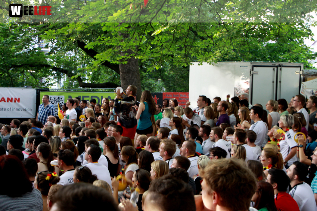 Public Viewings Fussball WM Viertelfinale Deutschland Frankreich 4.7.2014