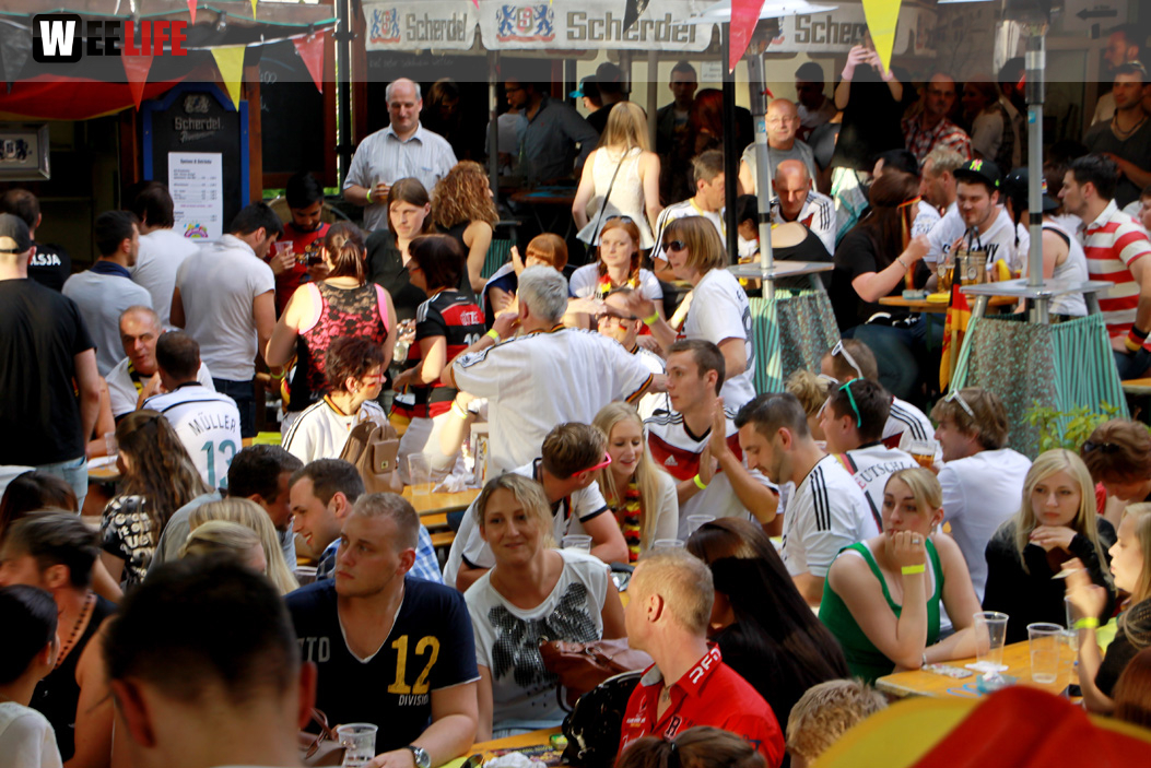 Public Viewings Fussball WM Viertelfinale Deutschland Frankreich 4.7.2014