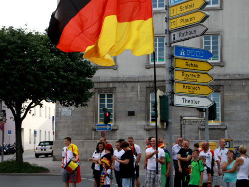 Public Viewings Fussball WM Viertelfinale Deutschland Frankreich 4.7.2014 Autokorso – Foto 10