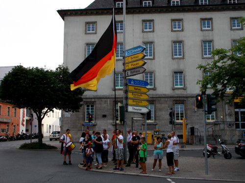 Public Viewings Fussball WM Viertelfinale Deutschland Frankreich 4.7.2014 Autokorso – Foto 11