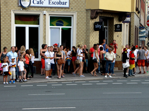 Public Viewings Fussball WM Viertelfinale Deutschland Frankreich 4.7.2014 Autokorso – Foto 16