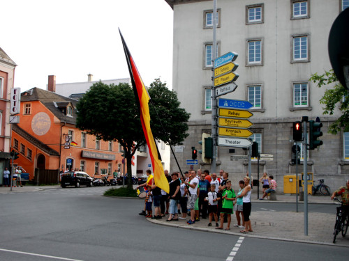 Public Viewings Fussball WM Viertelfinale Deutschland Frankreich 4.7.2014 Autokorso – Foto 20