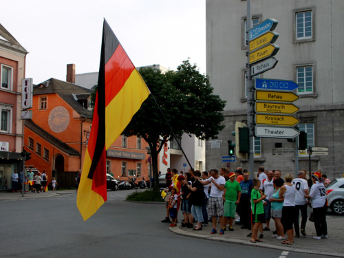 Public Viewings Fussball WM Viertelfinale Deutschland Frankreich 4.7.2014 Autokorso – Foto 33