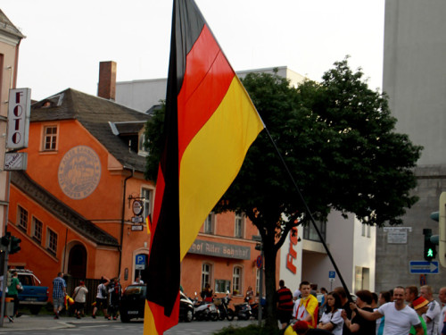 Public Viewings Fussball WM Viertelfinale Deutschland Frankreich 4.7.2014 Autokorso – Foto 35