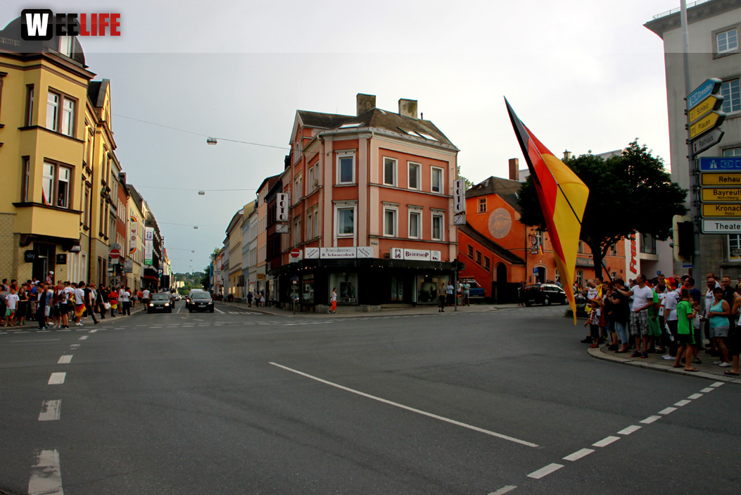 Public Viewings Fussball WM Viertelfinale Deutschland Frankreich 4.7.2014 Autokorso
