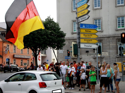 Public Viewings Fussball WM Viertelfinale Deutschland Frankreich 4.7.2014 Autokorso – Foto 39