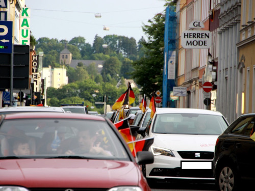 Public Viewings Fussball WM Viertelfinale Deutschland Frankreich 4.7.2014 Autokorso – Foto 44