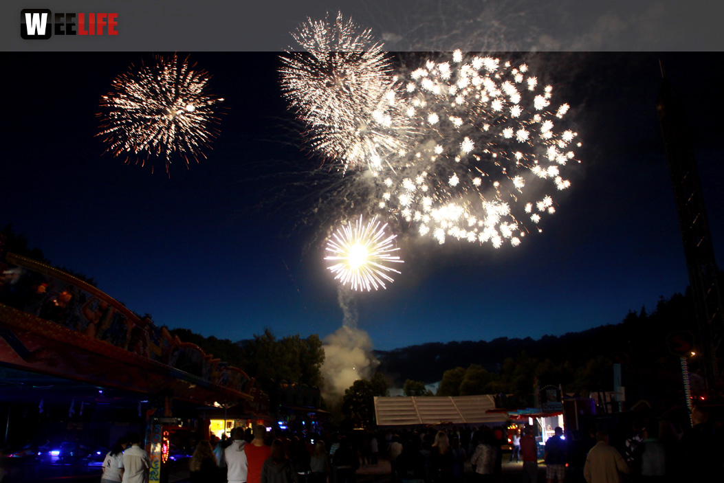 Wiesenfest Naila Feuerwerk