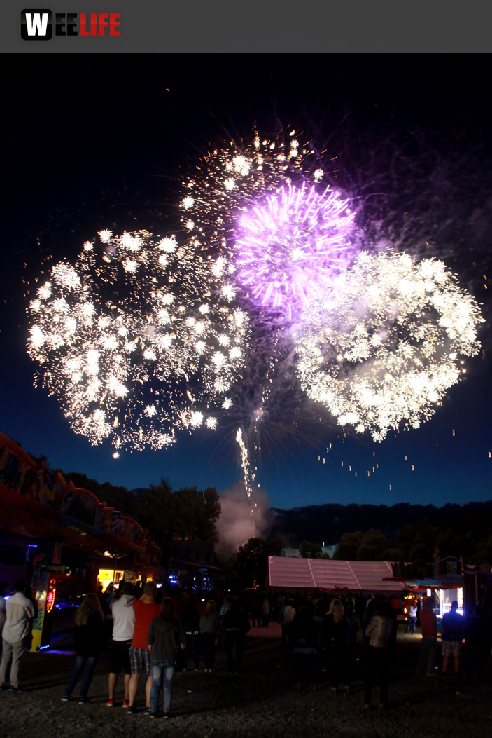 Wiesenfest Naila Feuerwerk
