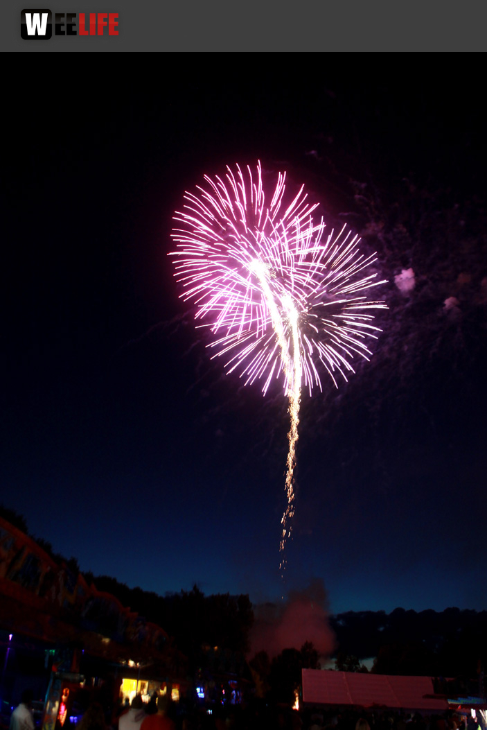 Wiesenfest Naila Feuerwerk